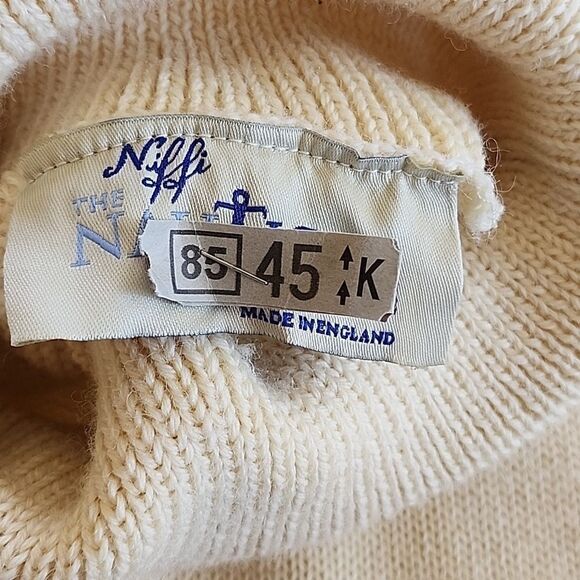 Niffi The Nautical Range 100% Pure Wool Turtleneck Sweater/Dress - Picture 5 of 7